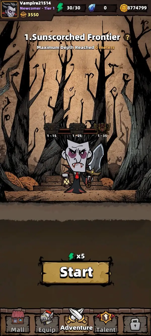 Vampire Miner Gameplay